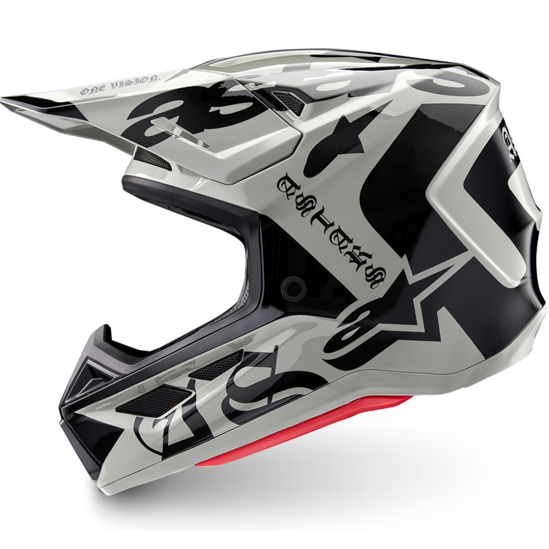 Casco da motocross Alpinestars Supertech S-M7 edizione limitata Wolf Dust sabbia-nero