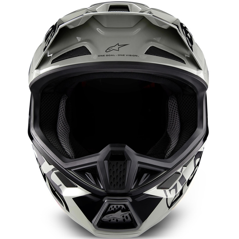 Casco da motocross Alpinestars Supertech S-M7 edizione limitata Wolf Dust sabbia-nero