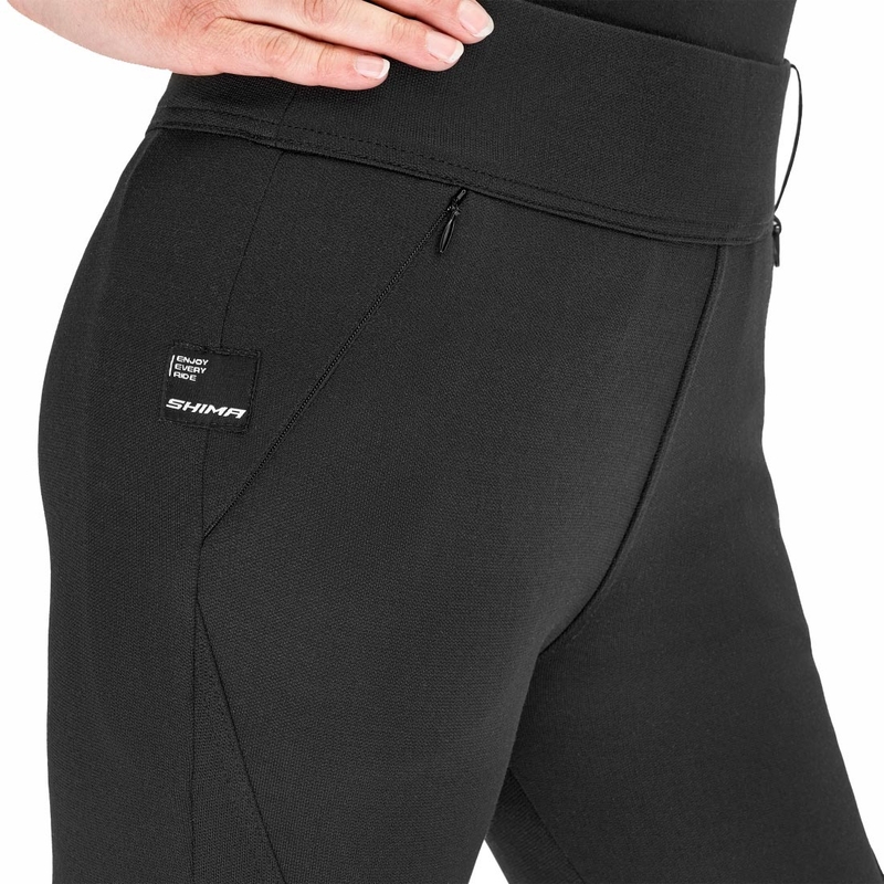 Pantaloni da moto estesi da donna Shima Vesper neri