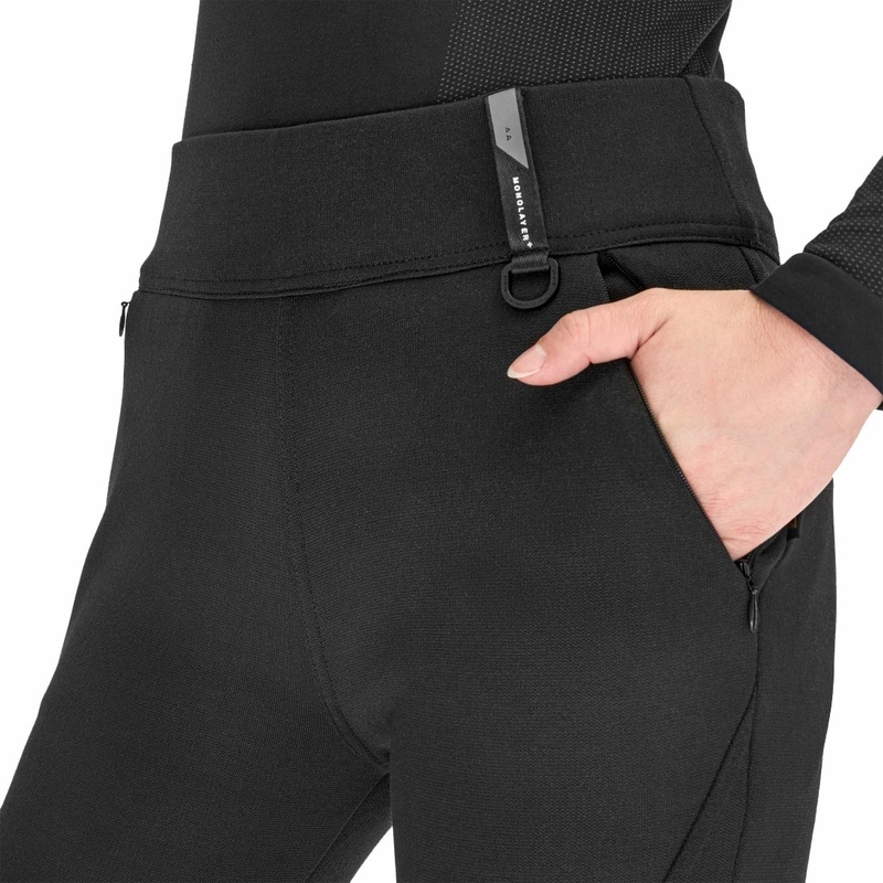 Pantaloni da moto estesi da donna Shima Vesper neri