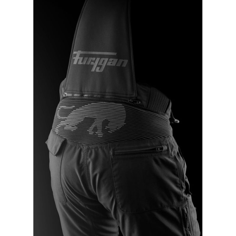 Pantaloni da moto Furygan Redington 3C PRIMALOFT® neri