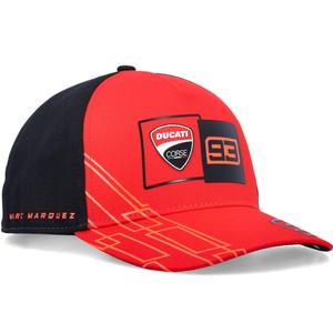 Cappellino Ducati Corse Marc Marquez 93 Box Logo nero-rosso