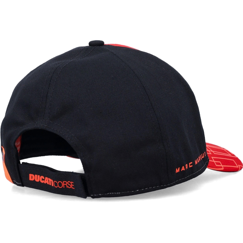 Cappellino Ducati Corse Marc Marquez 93 Box Logo nero-rosso