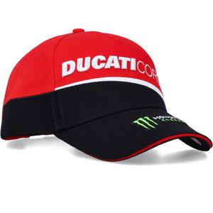Cappellino Ducati Corse Monster Diagonal nero-rosso