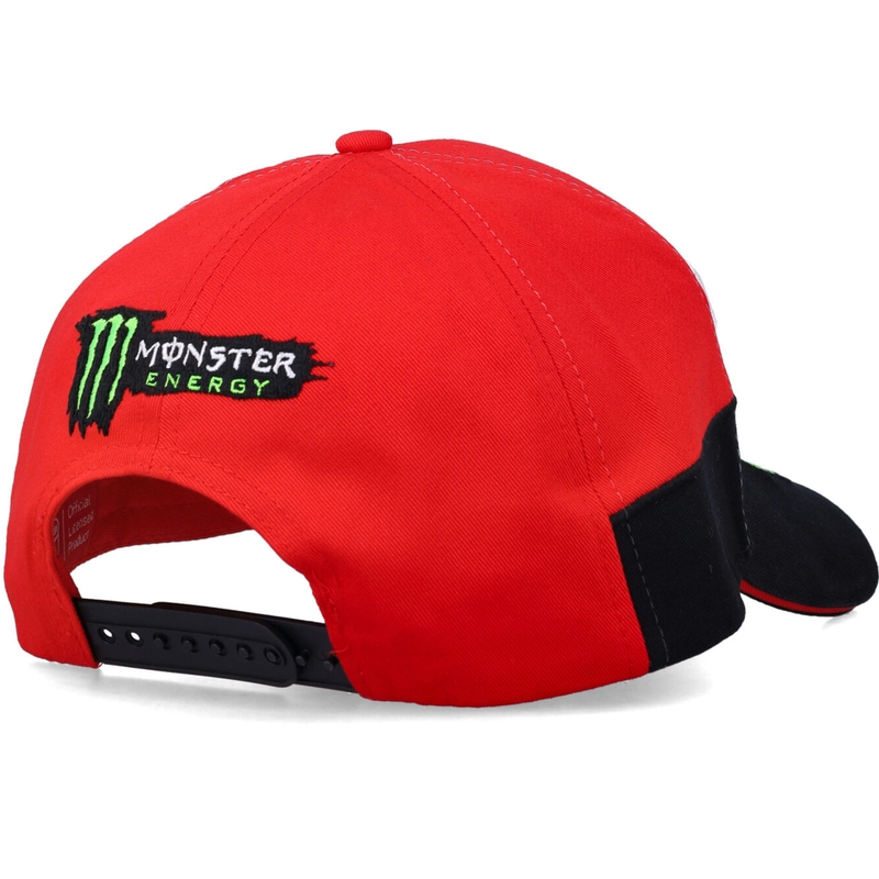 Cappellino Ducati Corse Monster Diagonal nero-rosso