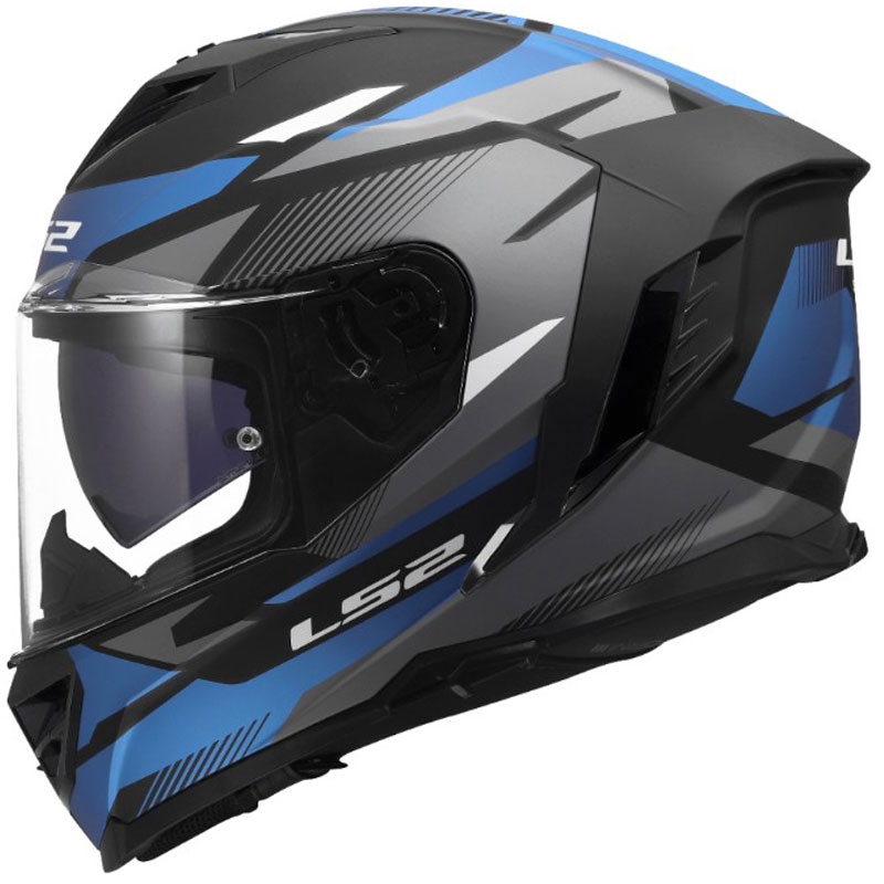 Casco integrale da moto LS2 FF818 Storm III Komai nero-blu