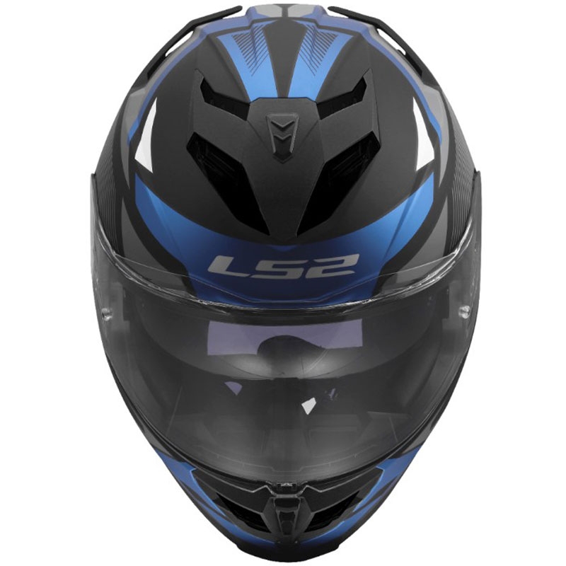 Casco integrale da moto LS2 FF818 Storm III Komai nero-blu