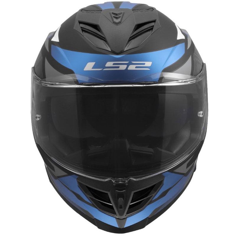 Casco integrale da moto LS2 FF818 Storm III Komai nero-blu