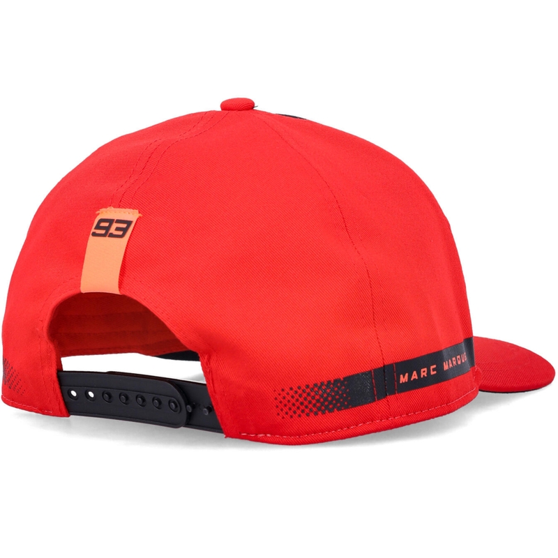 Cappellino Ducati Marc Marquez Mid Visor Pixelled 93 nero-rosso