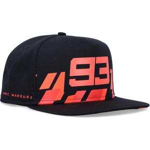 Ducati Marc Marquez Flat Cap 93 Red Rectangles nero