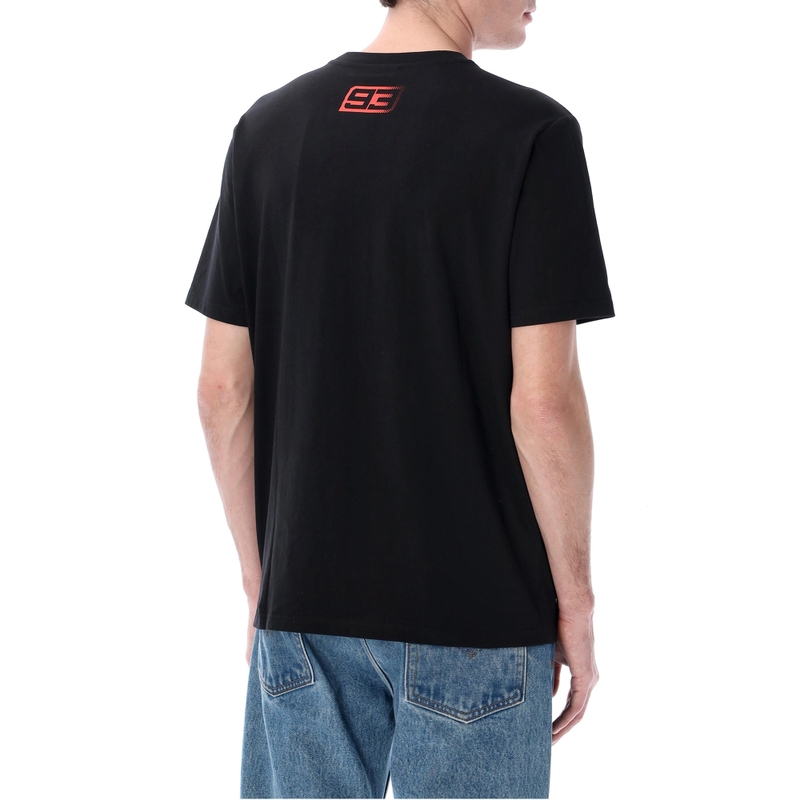 Maglietta Ducati Marc Marquez Repeated Logo nera