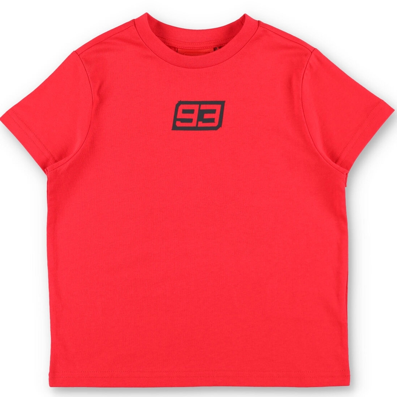 Maglietta rossa con grafica Ducati Marc Marquez per bambini