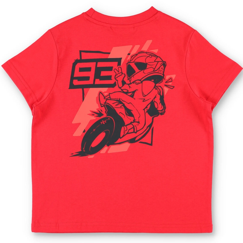 Maglietta rossa con grafica Ducati Marc Marquez per bambini