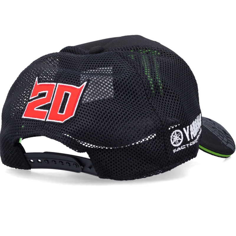 Cappellino sponsor Yamaha Monster Fabio Quartararo nero