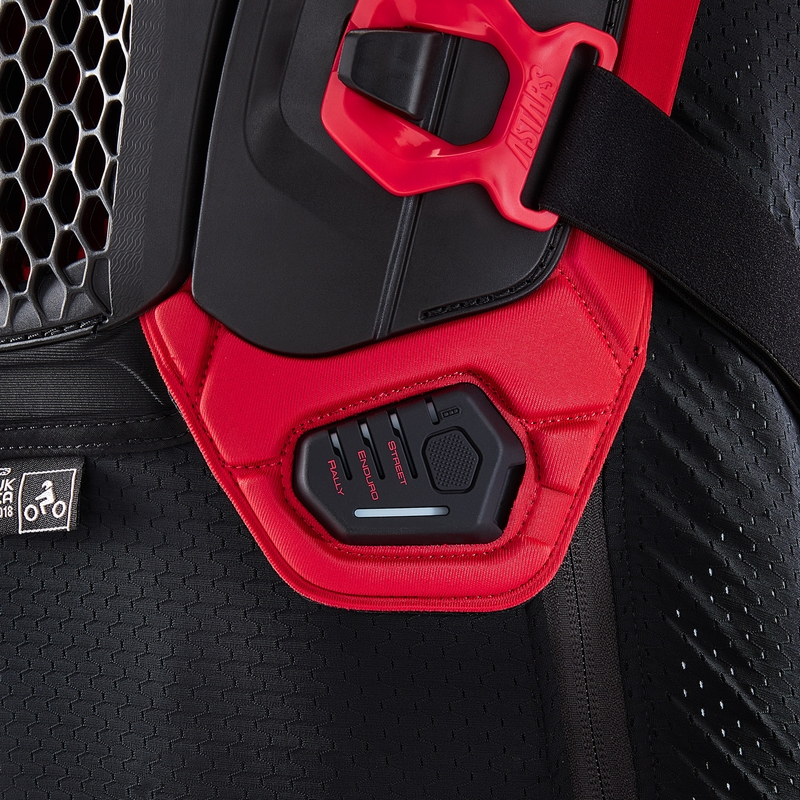 Gilet airbag per moto Alpinestars TECH-AIR®OFF-ROAD system nero-rosso