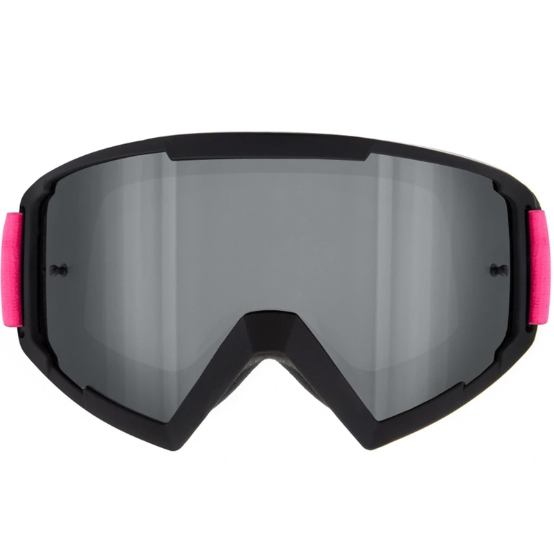 Occhiali da motocross Red Bull Spect Whip neri con lenti argentate