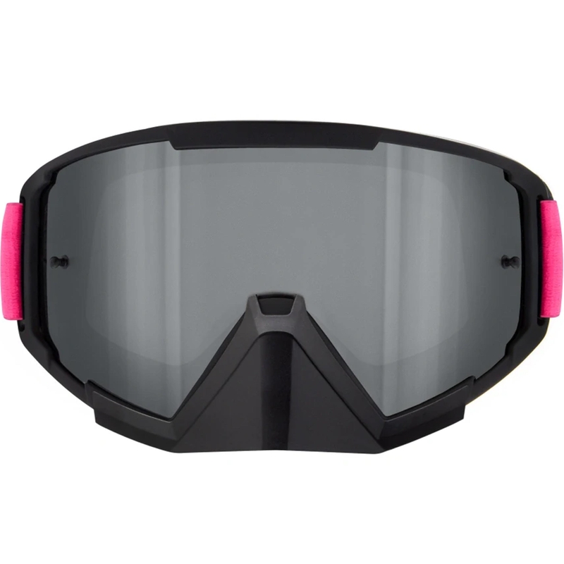 Occhiali da motocross Red Bull Spect Whip neri con lenti argentate