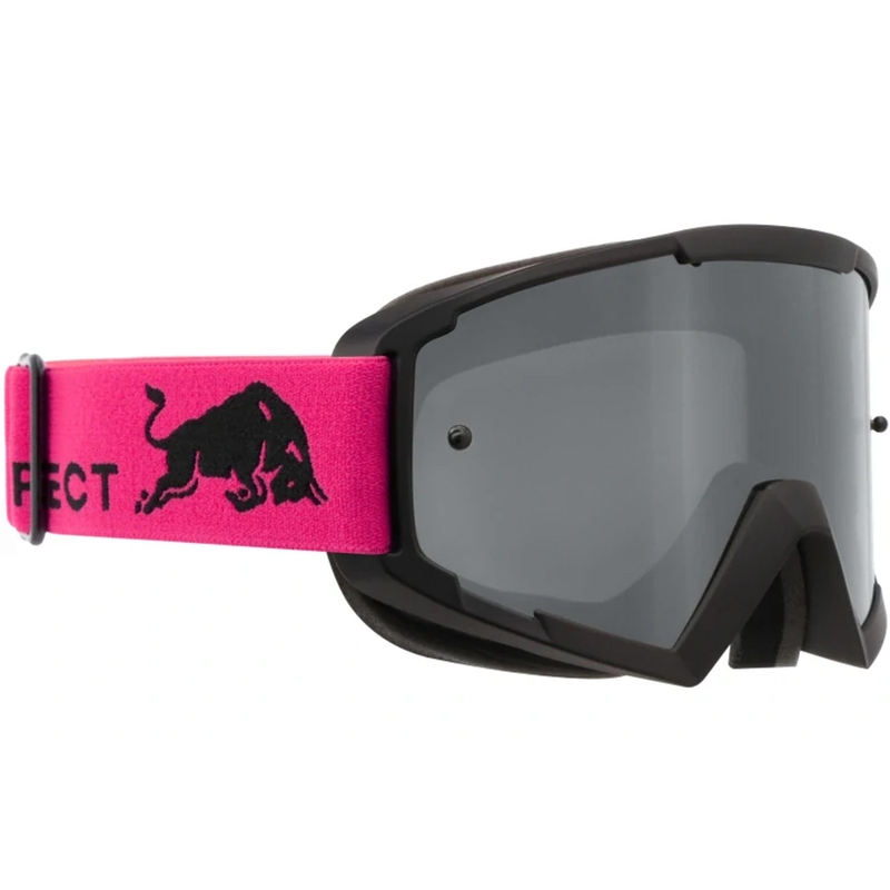 Occhiali da motocross Red Bull Spect Whip neri con lenti argentate
