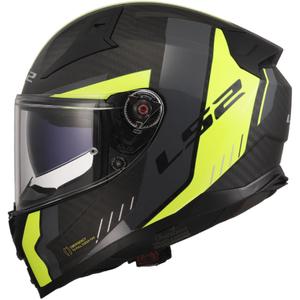Casco integrale da moto LS2 FF811 Vector II C Grid 06 giallo opaco HV