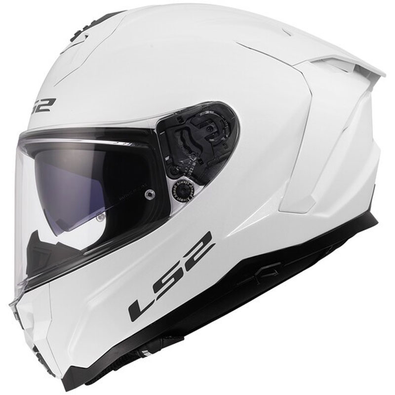 Casco integrale da moto LS2 FF817 Challenger II Solid bianco lucido