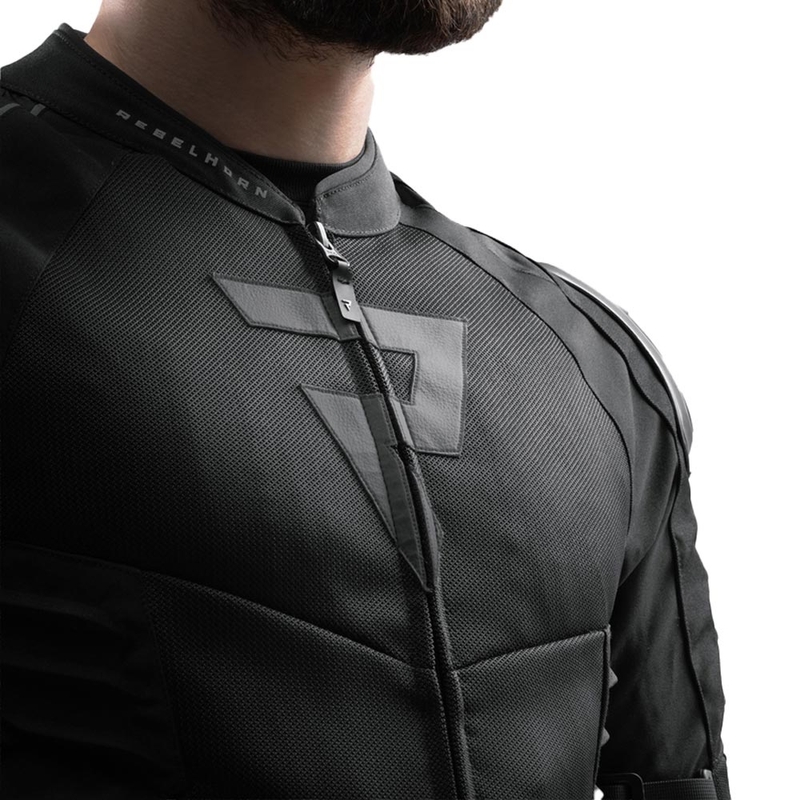 Giacca da moto Rebelhorn Vandal 2 Air nera
