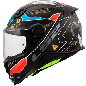 Casco integrale da moto per bambini LS2 FF812 Zero grigio-rosso