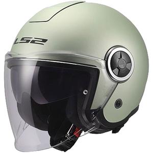 Casco da moto jet LS2 OF620 Classy Solid grigio opaco-cometa