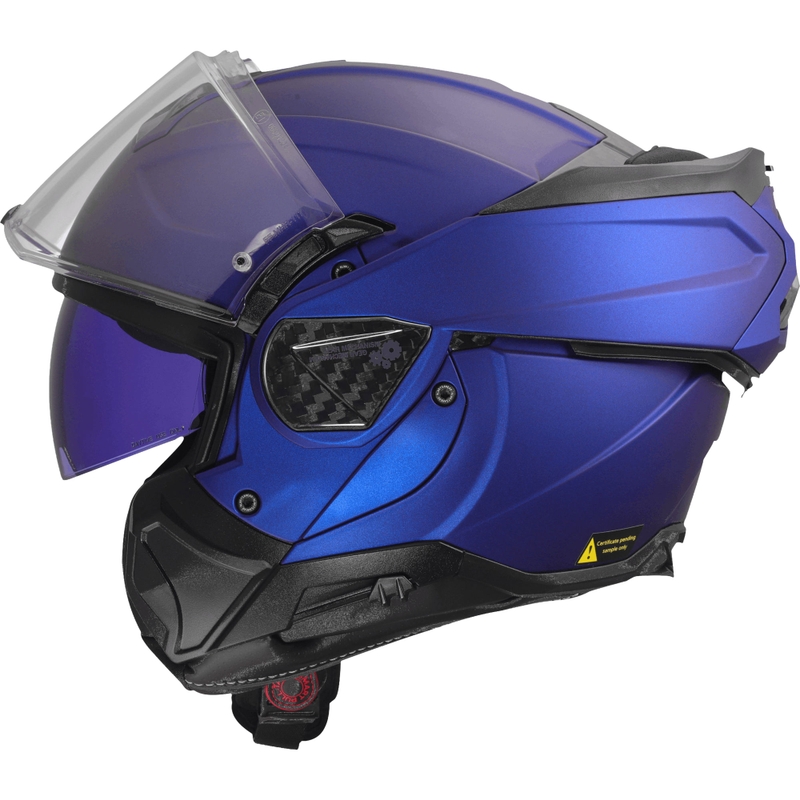 Casco da moto flip-up LS2 FF910 Advant II Solid blu navy opaco