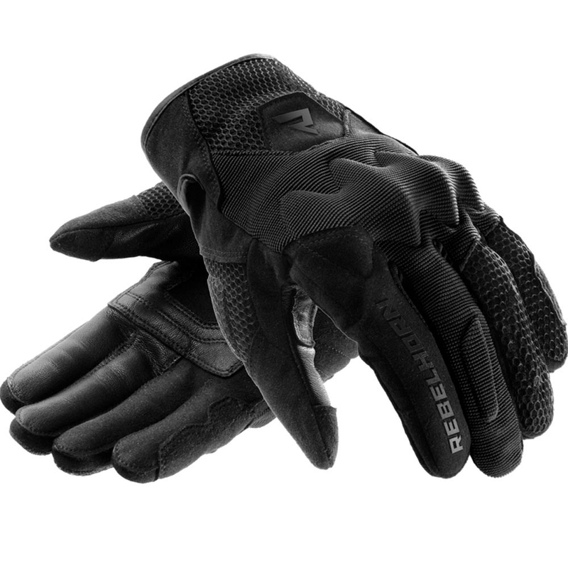 Guanti da moto Rebelhorn Core neri