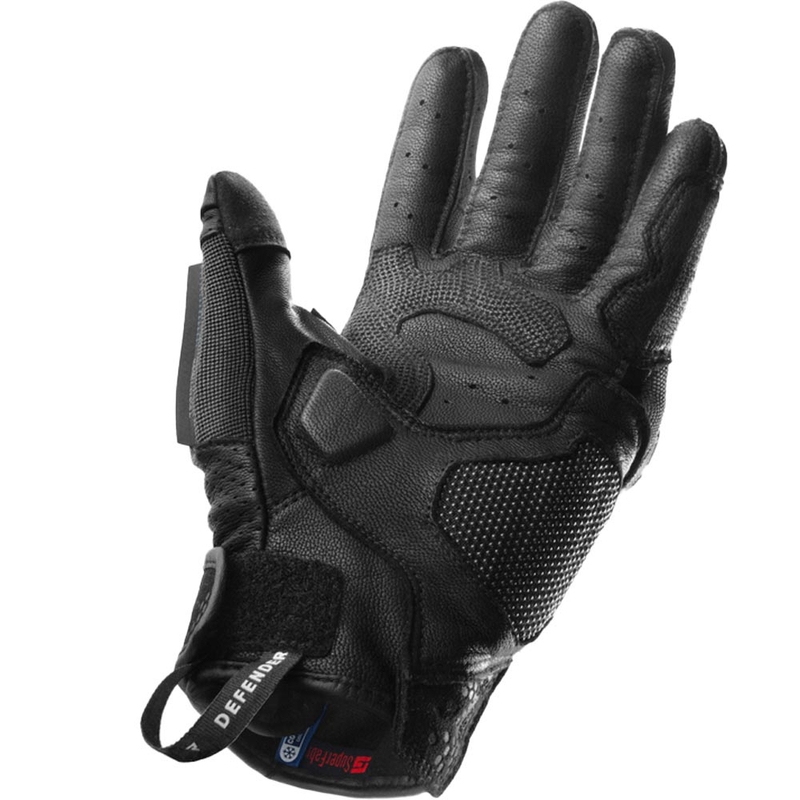 Guanti da moto Rebelhorn Defender neri