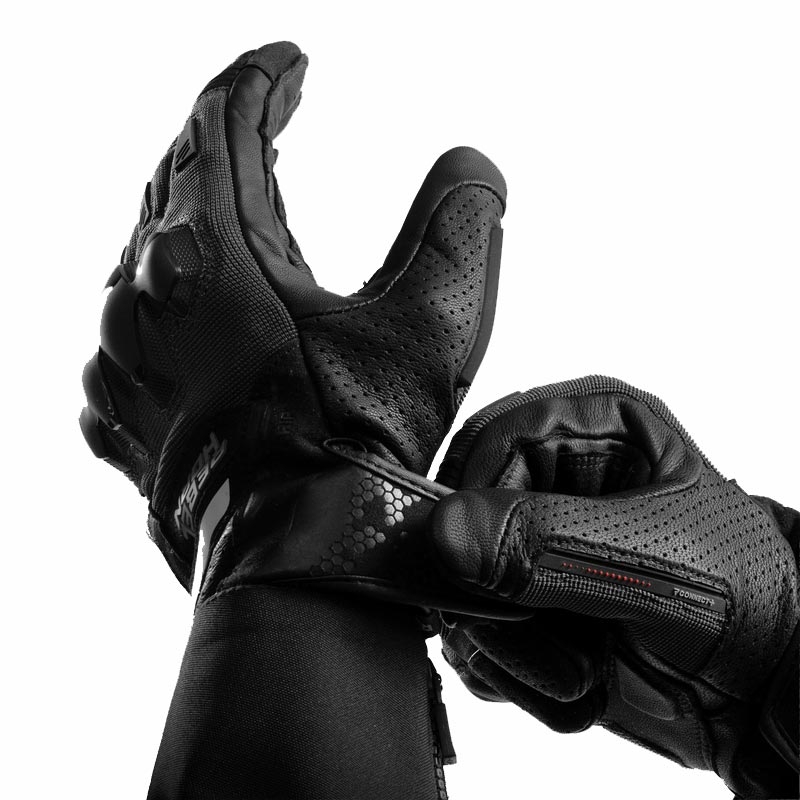 Guanti da moto Rebelhorn Defender neri