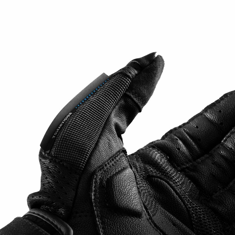 Guanti da moto Rebelhorn Defender neri-rossi