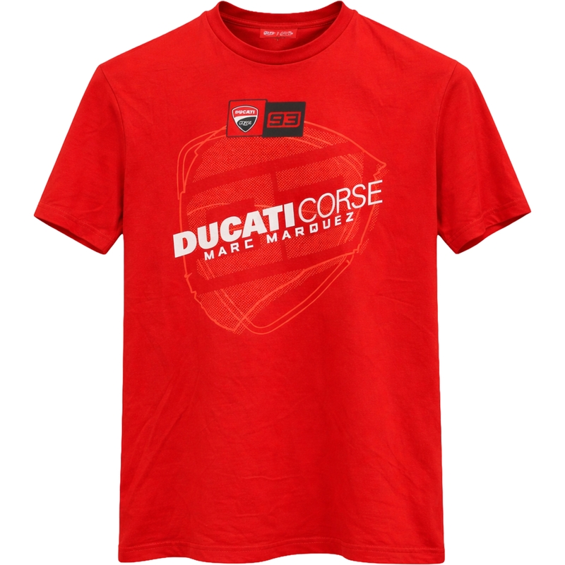 Maglietta Ducati Corse Marc Marquez Big Helmet 93 rossa
