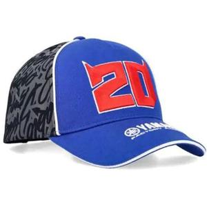 Cappellino da baseball Yamaha Fabio Quartararo blu-nero