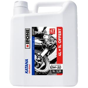 Olio motore siliconico Ipone Katana Off Road 10W50 5 l