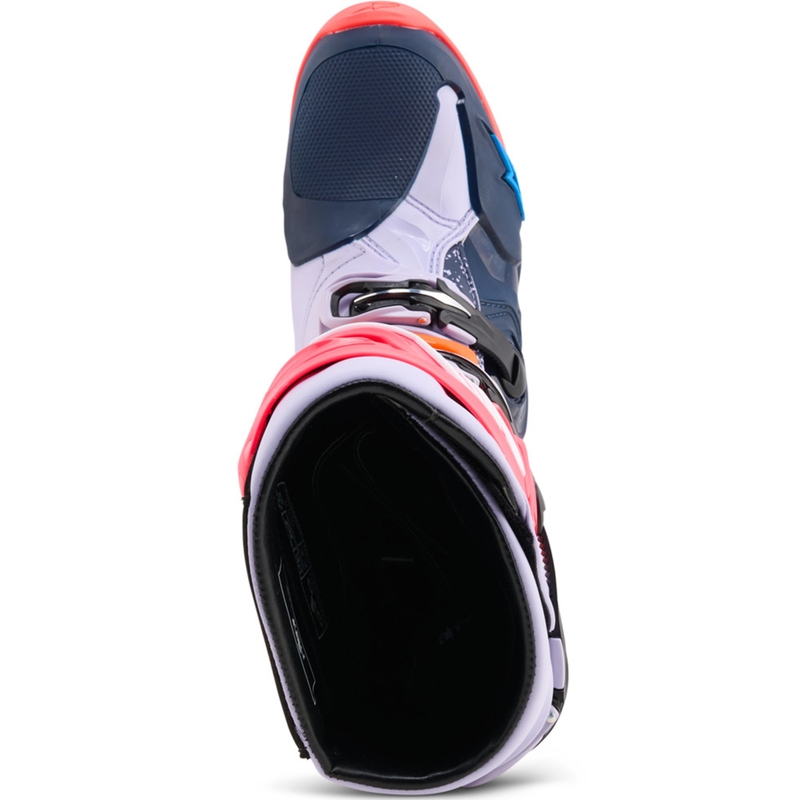 Stivali da motocross Alpinestars TECH 10 Limited Edition Records di colore nero