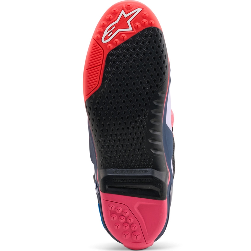 Stivali da motocross Alpinestars TECH 10 Limited Edition Records di colore nero
