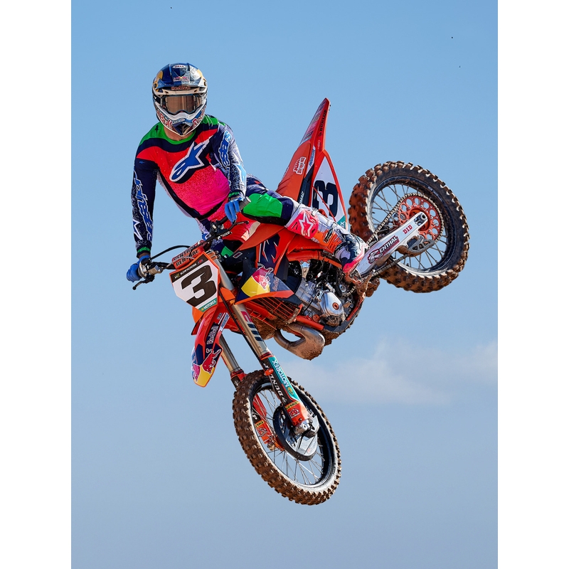 Stivali da motocross Alpinestars TECH 10 Limited Edition Records di colore nero