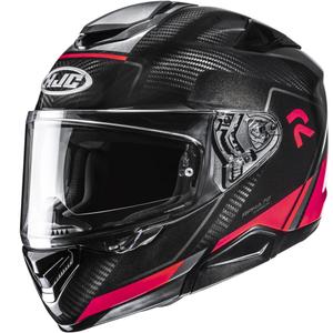 Casco integrale da moto HJC RPHA 72 Carbon Fynex MC1 Nero-Rosso