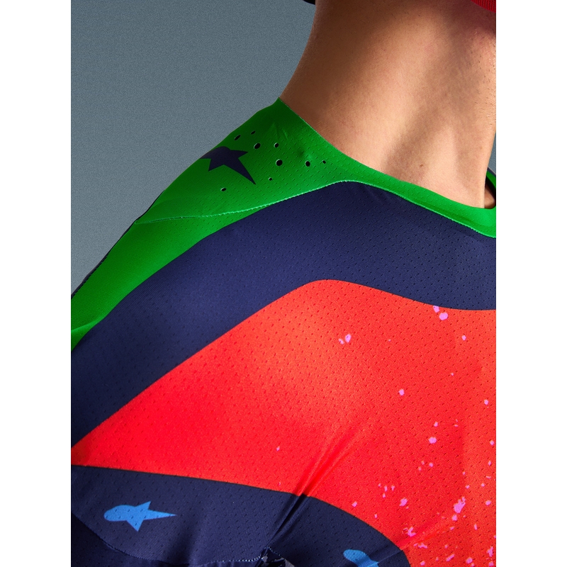 Maglia da motocross Alpinestars Supertech Limited Edition Records - Grigia