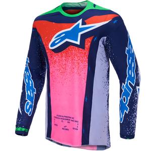 Maglia da motocross Alpinestars Supertech Limited Edition Records - Grigia