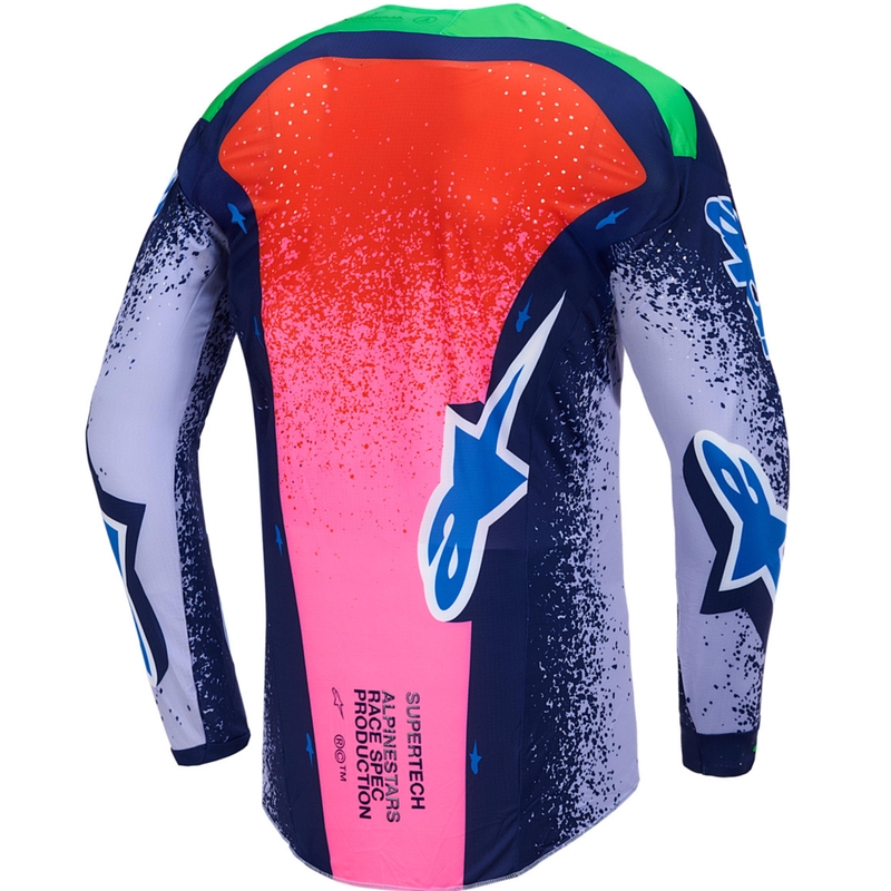 Maglia da motocross Alpinestars Supertech Limited Edition Records - Grigia