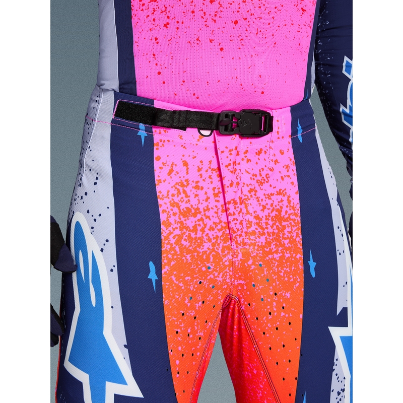 Pantaloni da motocross Alpinestars Supertech Limited Edition Records grigi