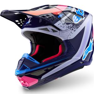 Casco da motocross Alpinestars Supertech S-M10 Limited Edition Records Grigio