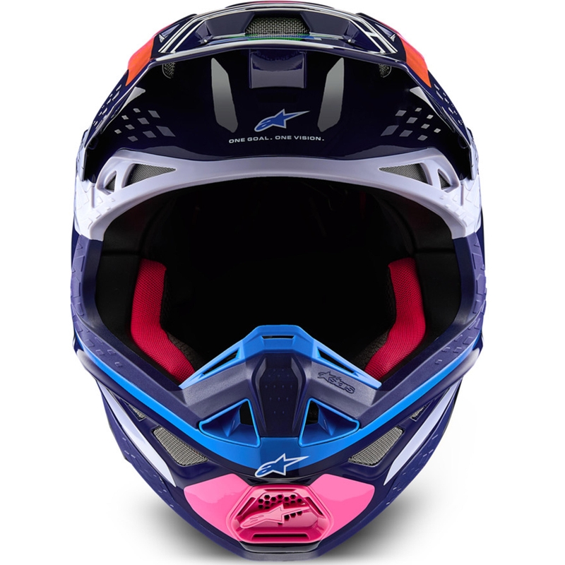 Casco da motocross Alpinestars Supertech S-M10 Limited Edition Records Grigio