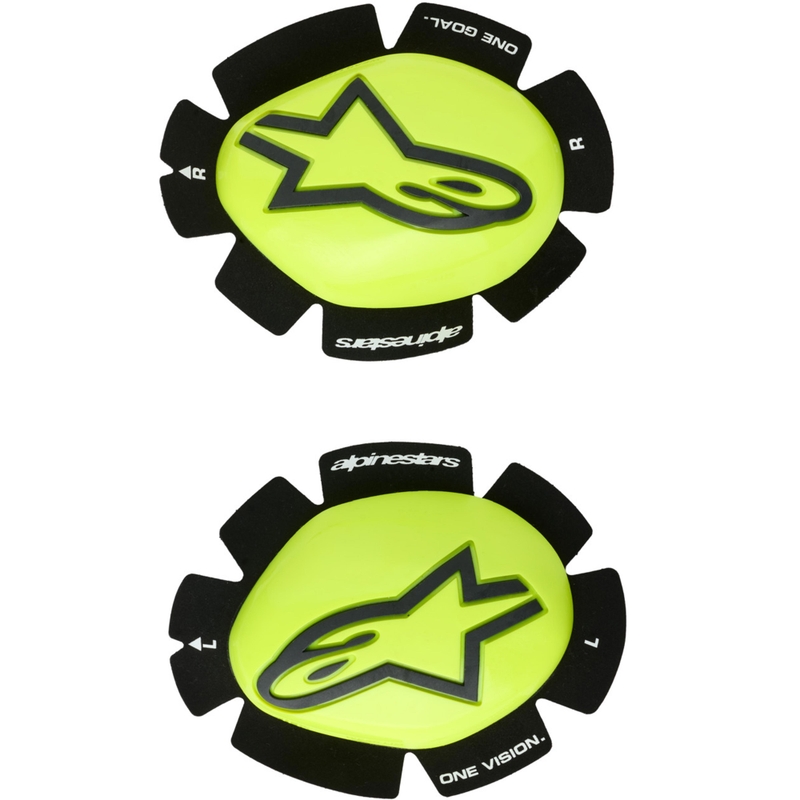 Slider Alpinestars GP Plus 2 pezzi giallo fluo-nero