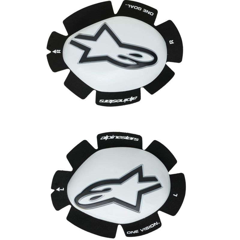 Slider Alpinestars GP Plus 2 pezzi bianco-nero