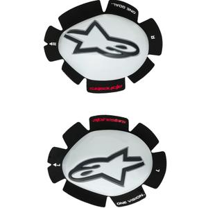 Slider ginocchio Alpinestars GP Tech bianco-nero