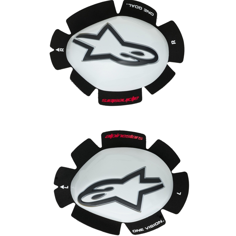 Slider ginocchio Alpinestars GP Tech bianco-nero