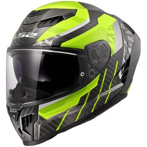 Casco integrale da moto LS2 FF807 Dragon Trax giallo fluo